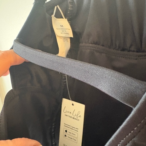 Black Ruched Swimsuit - Picture 4 of 4